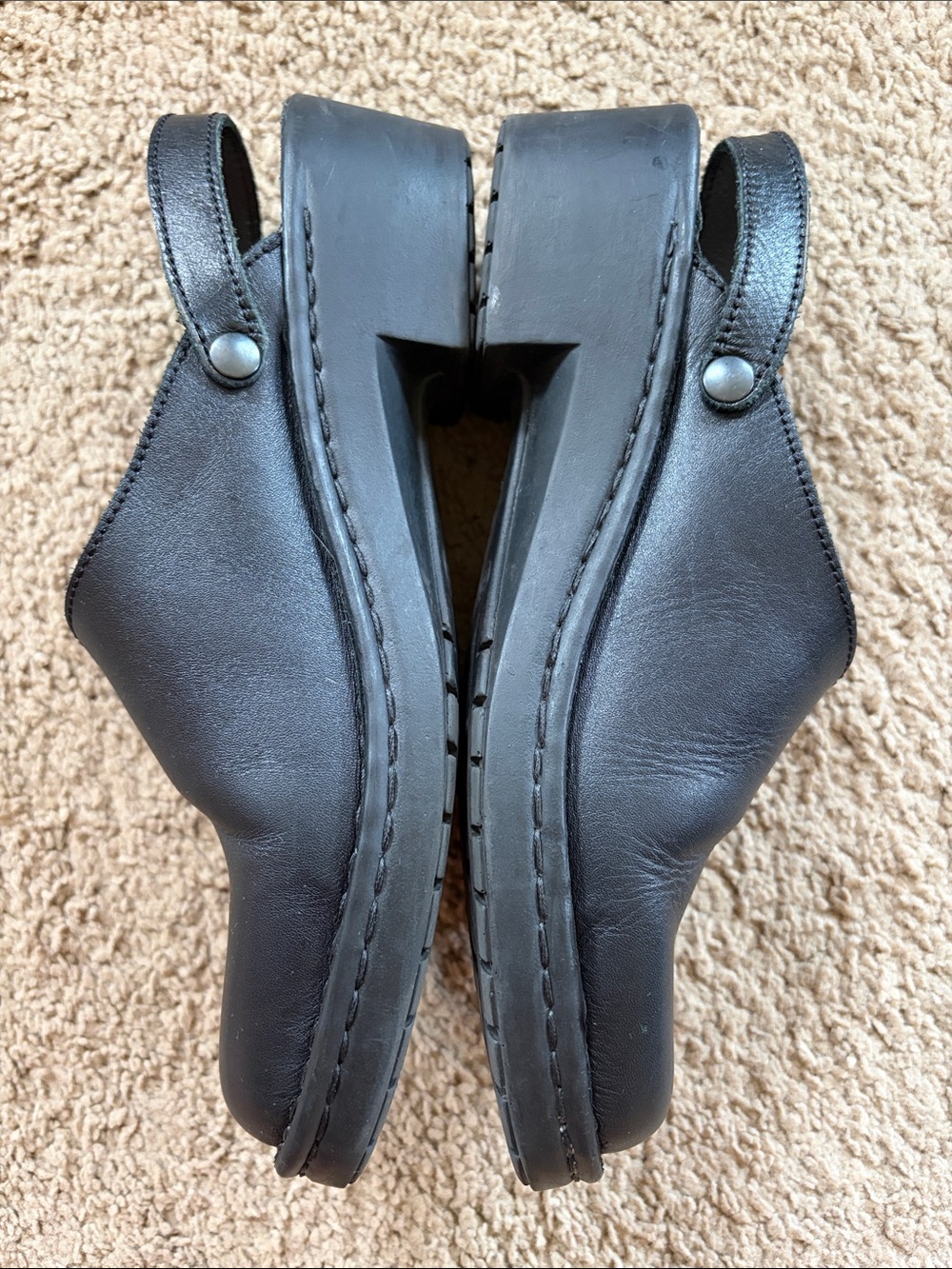 Josef Seibel Lily 10 Comfort Clogs Adjustable Heel Strap massage Footbed Sz. 39 - Picture 6 of 14